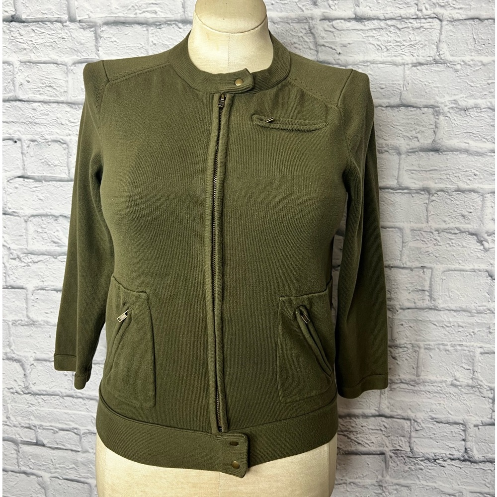 Anthropologie Yellow bird sweater jacket M
